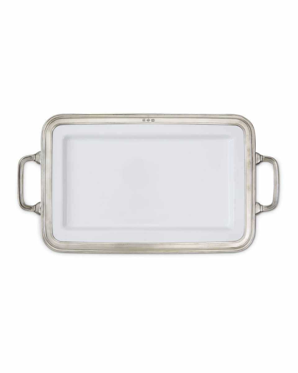 Gianna Rectangular Medium Platter with Handles